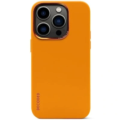 Abbildung von DECODED Schutzhülle für iPhone 14 Pro kompatibel mit MagSafe (Aprikose)