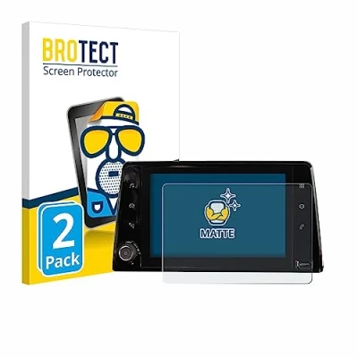 Abbildung von BROTECT Entspiegelungs Schutzfolie für Peugeot Rifter 2019 Infotainment System (2 Stück) Matte Displayschutz Folie, Anti Reflex, Fingerprint