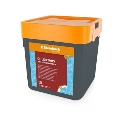 Abbildung von Steinbach Poolpflege Chlortabs 200 g langsamlöslich, 5 kg, Chlorprodukte, 0752205TD00