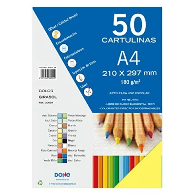 Abbildung von Dohe 30094 Karton, A4, Sonnenblume, 50 Stück