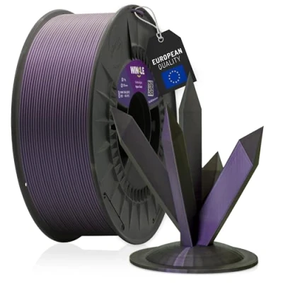 Abbildung von Winkle Pla Filament 1,75 mm Filamentdruck 3D Drucker Farbe Violett Perlmutt Spule 1000 g