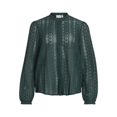 Abbildung von VILA Vichikka Lsnoos Hemdbluse, Damen, Größe: XL, Ponderosa pine