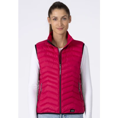 Abbildung von Linea Primero Trekkingjacke LPO funktionelle wattierte Steppweste Kunstdaunenfüllung Ranja, pink