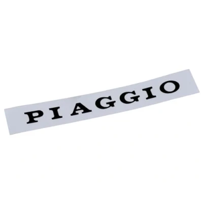Abbildung von 2EXTREME Schriftzug Aufkleber Sticker für Sitzbank kompatibel Piaggio schwarz/Silber, 130x19mm
