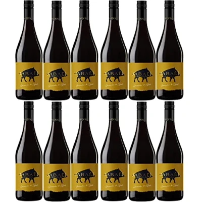 Abbildung von Bodegas Paniza Jabali Garnacha Syrah Rotwein Wein halbtrocken Spanien I Visando Paket (12 Flaschen)