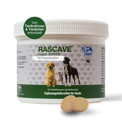 Abbildung von NutriLabs Rascave Hepar forte für Hunde Doppelpack 2 x 90 Tabletten
