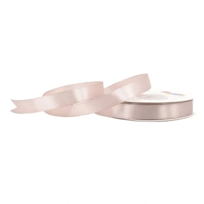 Abbildung von Satinband 12mm x 25m Rolle FARBAUSWAHL in 3/6/12/18/25/38/50/75/100mm farbecht &amp; waschbar Schleifenband für Hochzeit Geschenkband zum Verpacken Dekorieren Basteln Taupe 823