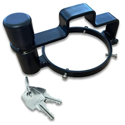 Abbildung von TRUCK DUCK® Universal Tankdeckel Diebstahlsicherung 80mm Sicherung Schutz Verriegelung Tank Schloss Diesel LKW Dieseltank
