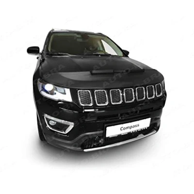 Abbildung von AB3 00399 Auto Bra kompatibel mit JEEP COMPASS seit 2016 Haubenbra Steinschlagschutz Tuning Bonnet