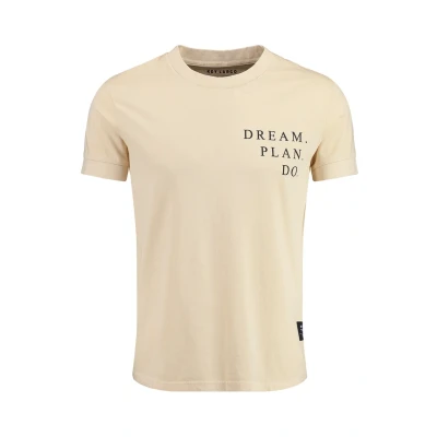 Abbildung von Key Largo PLAN Round Tshirt print, Herren, Größe: 3XL, Bleached sand