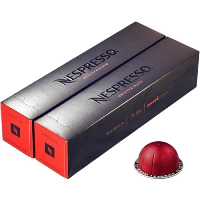 Abbildung von 20 Nespresso Vertuo Half Caffeinato (Semi Decaffeinated) Kaffeekapseln