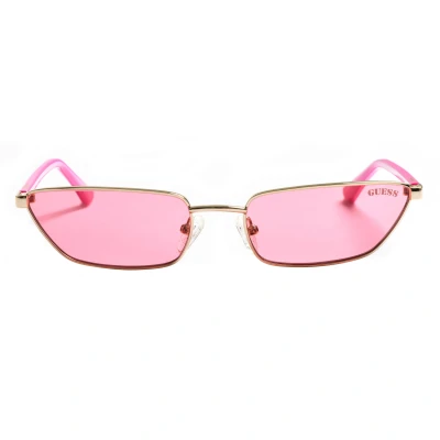 Abbildung von Guess Damen GU8285 32S Gläser SONNENBRILLEN Metall Gold Rot Cat Eye Normal