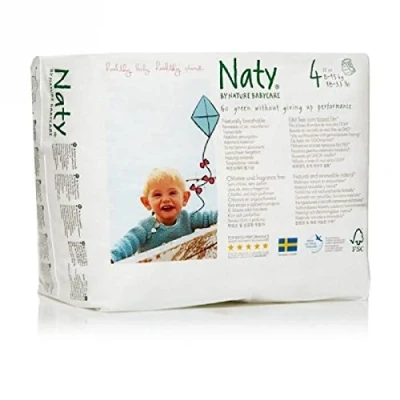 Abbildung von Eco by Naty, Premium Bio?Höschenwindeln Pants, Größe 4, 22 Stück, 8 15 kg, aus pflanzenbasierten Materialien, frei von gefährlichen Chemikalien