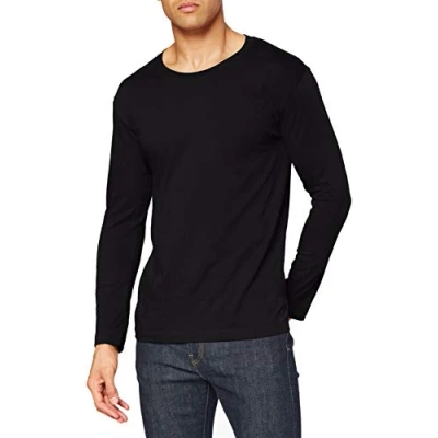 Abbildung von Stedman Classic Long Sleeve Men Schwarz Baumwolle Small Herren