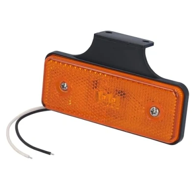 Abbildung von SAMETRUCK Seitenmarkierungsleuchte LED Begrenzungsleuchte orange 12V 24V LKW Anhänger E9