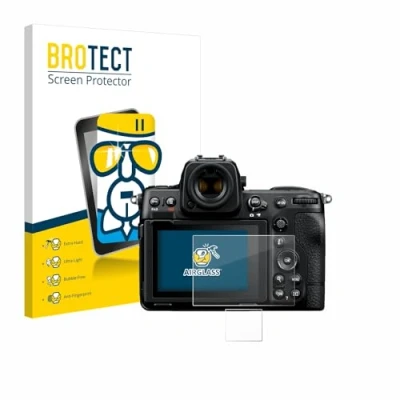 Abbildung von BROTECT Schutzglas für Nikon Z 8 (Display + Schulterdisplay) Schutzfolie Panzer Folie Glas [Extrem Kratzfest 9H, Anti Fingerprint, Ultra Transparent]