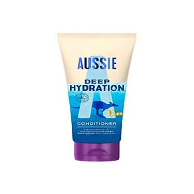 Abbildung von Aussie Deep Hydration After Shampoo, vegan, intensive Feuchtigkeitspflege für sehr trockenes, dickes und lockiges Haar mit Avocado , Jojoba Macadamianussöl, 200 ml