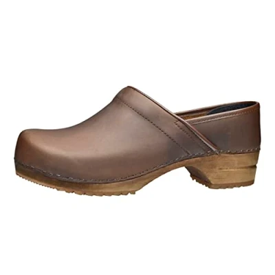 Abbildung von Sanita Jamie Closed Clogs, Herren, Größe: 44, Antique brown Schuhe