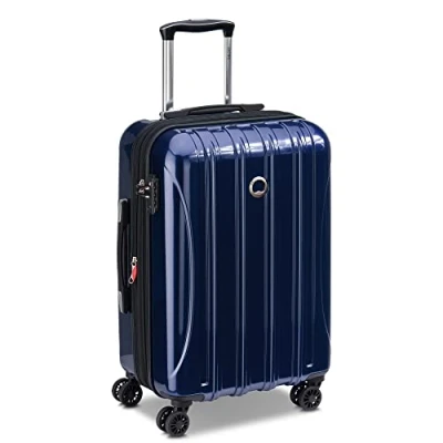 Abbildung von DELSEY PARIS HELIUM AERO Starrer Kabinenkoffer 55x35x24 cm S Metallic Blau