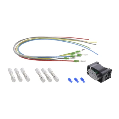 Abbildung von VEMO V99 83 0013 Reparatursatz, Kabelsatz Stellelement, Leuchtweitenregulierung mit Schrumpfverbinder Stecker EXPERT KITS + BMW: 3 Touring