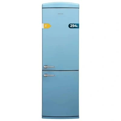 Abbildung von Cecotec Kühl Gefrierkombination Retro Bolero CoolMarket Combi Origin 294+ Blue E, Klasse 294 L, Total No Frost, Mini Cooling, Convertible Box, Ultra Fresh, Fast Freezing, Multi AirFlow, Eco Modus