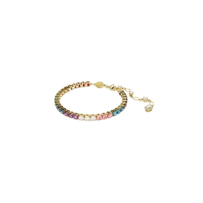 Abbildung von Swarovski Matrix Tennis Bracelet Round CUT Armband multicoloured, Damen, Größe: Medium, Multi coloured