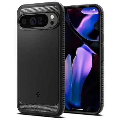 Abbildung von Spigen Rugged Armor TPU Back Cover Schwarz Google Pixel 9 Pro XL