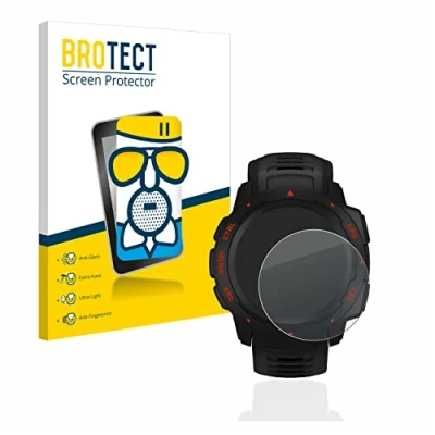 Abbildung von BROTECT Entspiegelungs Schutzglas für Garmin Instinct Esports Schutz Folie Panzerfolie Glas Matt [Extrem Kratzfest 9H, Anti Reflex, Fingerprint]