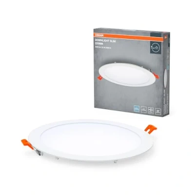 Abbildung von OSRAM LED Deckeneinbauleuchte SLIM, Ø 23 cm, 6.500 K, weiß