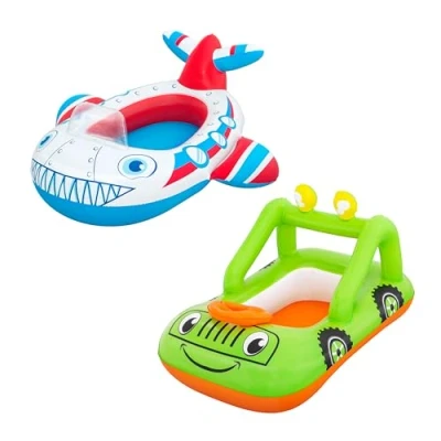 Abbildung von Bestway Aufblasbare Schwimmfigur Lil Navigator Kinder Schlauchboot, Inklusive Reparaturflicken