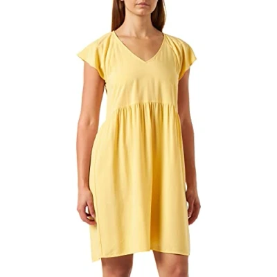 Abbildung von QS by s.Oliver Kurzes Freizeitkleid, Damen, Größe: 34, Vanille