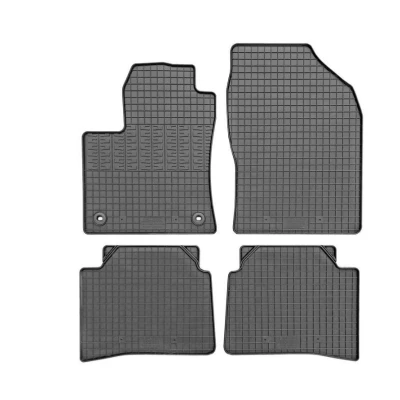 Abbildung von AutoStyle Set CK RTO04 Fußmattensatz Gummi 4 schwarz 580mm 510mm