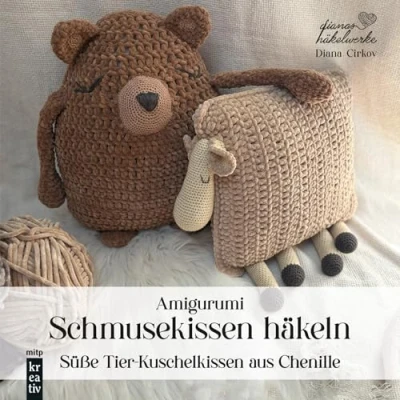Abbildung von Amigurumi Schmusekissen häkeln: Süße Tier Kuschelkissen aus Chenille (mitp Kreativ)
