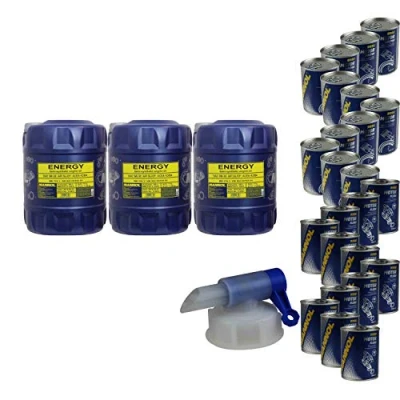 Abbildung von 60L Motoröl MANNOL Energy 5W 30 12xMotor Doctor+Motor Flush