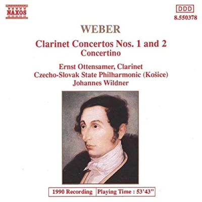 Abbildung von Weber Klarinettenkonzert 1 und 2 Wildner