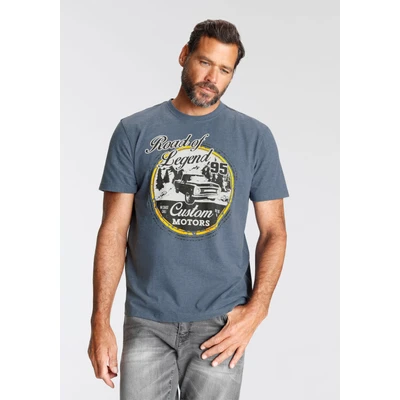 Abbildung von Man&#039;s World T Shirt mit Motivprint