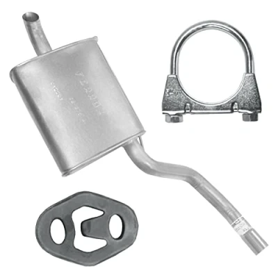 Abbildung von Endschalldämpfer Auspuff Endtopf für Ford Galaxy 2 II WA6 2.0i, Mondeo 4 IV MK4 1.6 Ti S Max I MK1 2.0i
