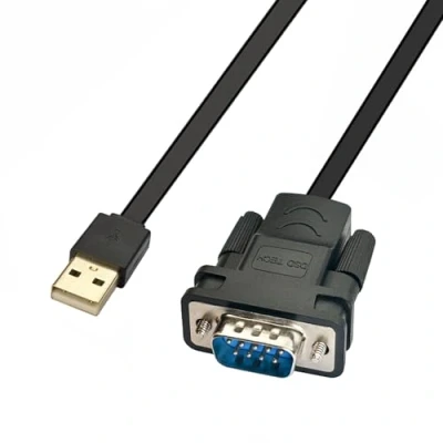 Abbildung von DSD TECH SH RS232D2 USB auf serielles RS232 Kabel mit DB9 Stecker Eingebauter PL2303GT Chip für Windows Linux Mac OS (Schwarz)
