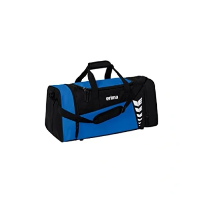 Abbildung von Erima Unisex Six Wings geräumige Sporttasche, New royal/schwarz, M