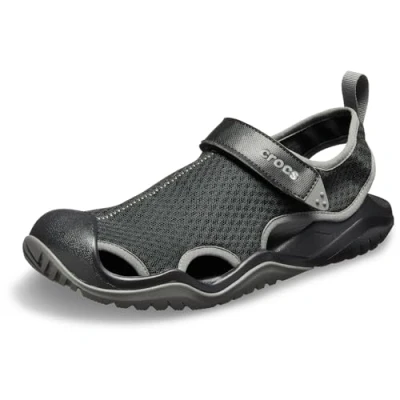 Abbildung von Crocs Herren M Swiftwater Mesh Deck 2052 Sandalen, Schwarz, 39/40 EU