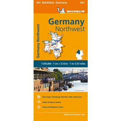 Abbildung von Michelin Schleswig Holstein, Niedersachsen, Hamburg, Bremen: Map (MICHELIN Regionalkarten)