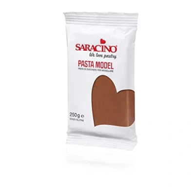 Abbildung von Saracino Fondant Model Braun Zum Modellieren 250 g Glutenfrei Made In Italy