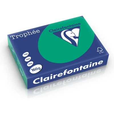 Abbildung von 4 x Clairefontaine Kopierpapier Trophee A4 160g/qm VE=250 Blatt tannen