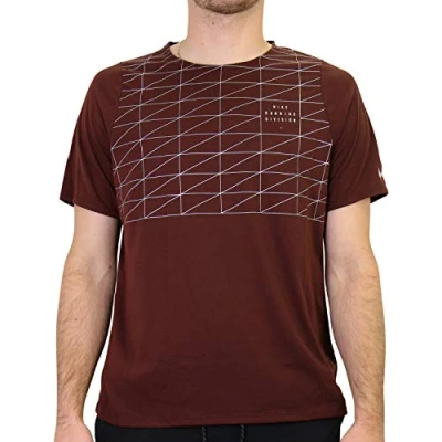Abbildung von Nike Herren Dv Rise 365 Gx Flsh T shirt shirt, Black/Reflective Silv, XL EU