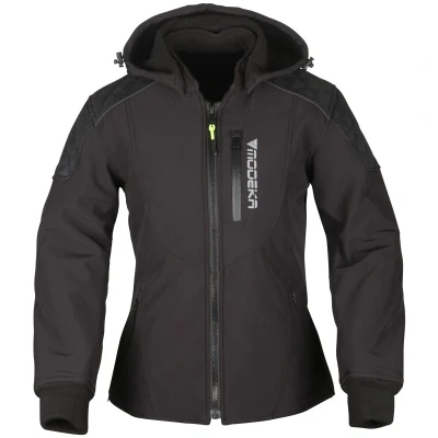Abbildung von Modeka Motorradjacke Clarke Lady Softshelljacke schwarz