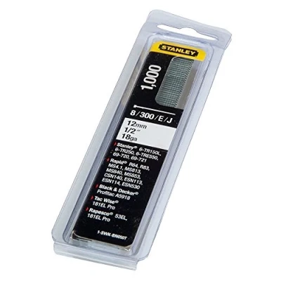 Abbildung von Stanley 1 SWK BN050T, Klemmen, Schrauben &amp;amp Nägel Sortiment, 1000 stk, 1,2 cm, TR150L TR250 TRE650 TRE550, Kasse