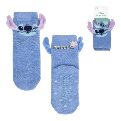 Abbildung von CERDÁ LIFE&#039;S LITTLE MOMENTS Unisex Kinder Calcetin Antideslizante 3D Stitch Socken, Blau, 30 35