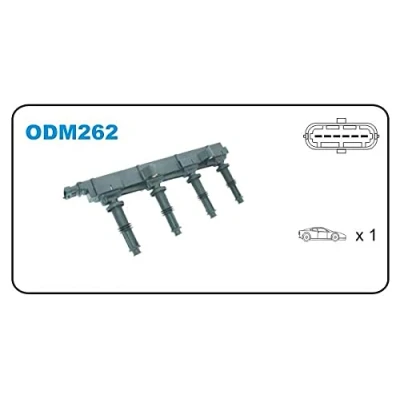 Abbildung von JANMOR ODM262 Zündspule OPEL: Zafira B, Signum CC, Vectra C Limousine, VAUXHALL: Mk2