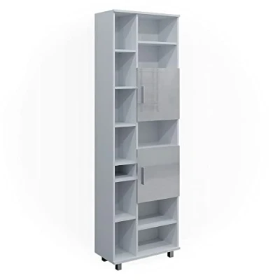 Abbildung von Vicco Badschrank Ilias, Weiß Hochglanz, 60 x 190 cm