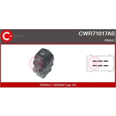 Abbildung von CASCO CWR71017AS Schalter, Fensterheber beifahrerseitig RENAULT: MEGANE 2 Coupe Cabriolet, Stufenheck, Kombi